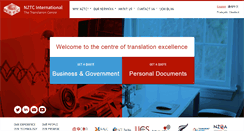 Desktop Screenshot of nztcinternational.com